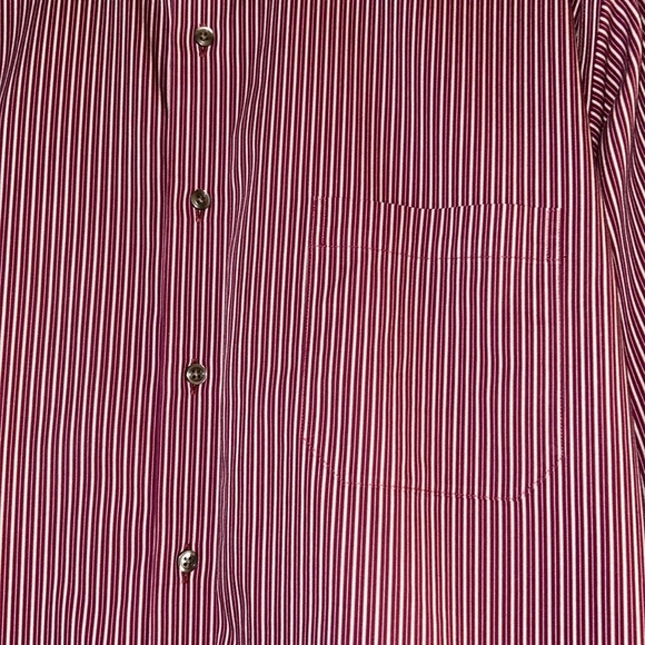 Paul Frederick Size 16 1/2 Slim Fit Non Iron Long Sleeve Button Down Shirt - Picture 4 of 11